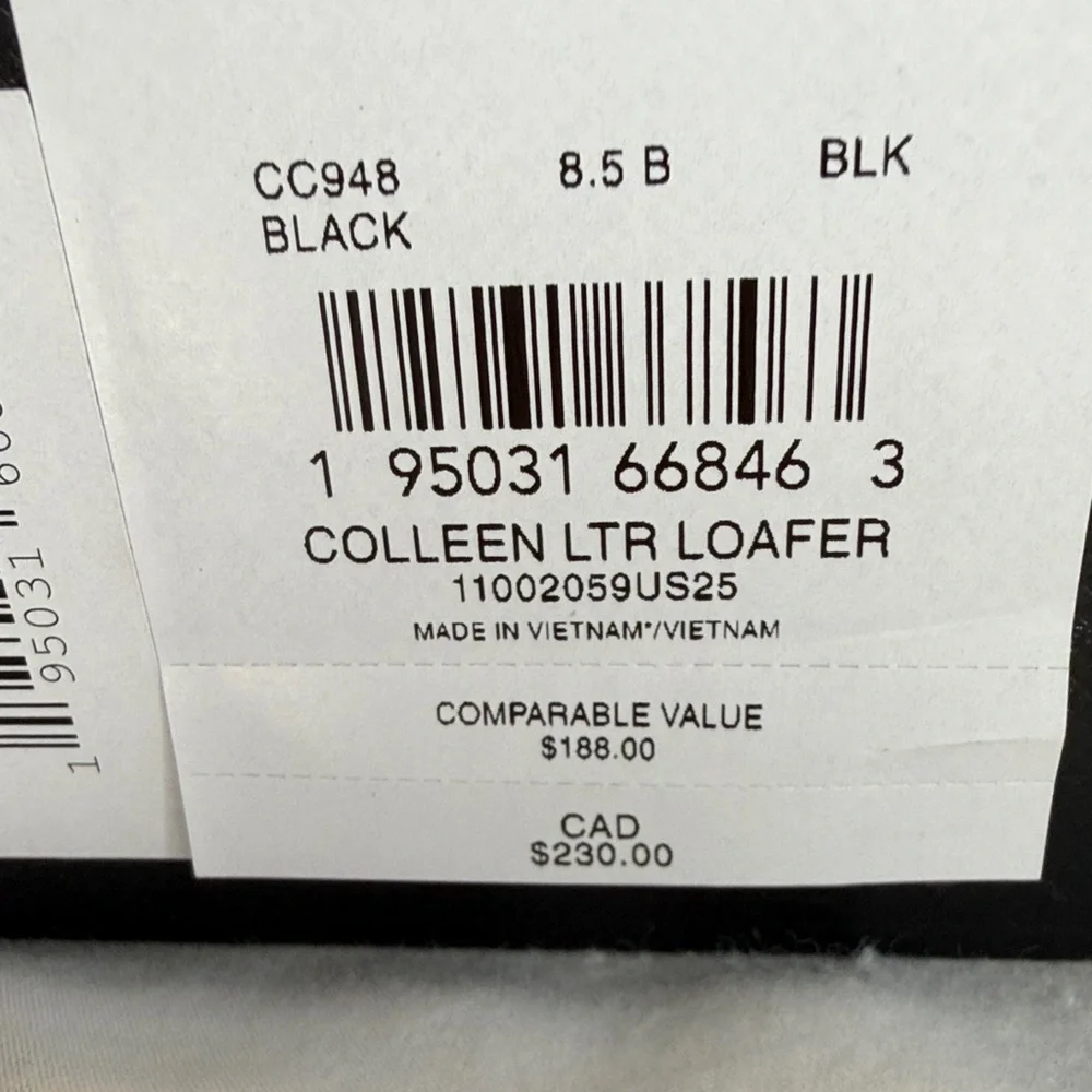Coach Black Lug-Sole Penny Loafers with Block Heel - Picture 11 of 11